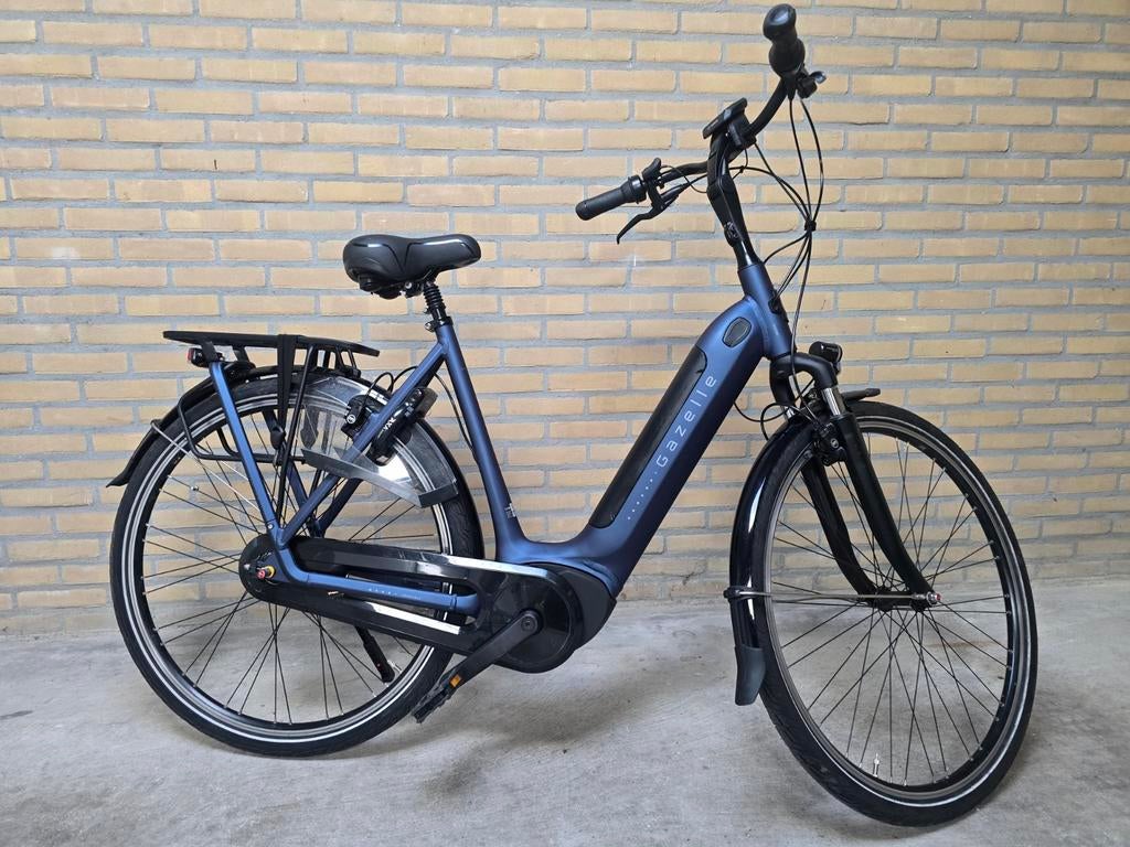 Gazelle grenoble c7+ 1302 km!!!, Ophalen, Zo goed als nieuw, 50 km per accu of meer, 55 tot 59 cm