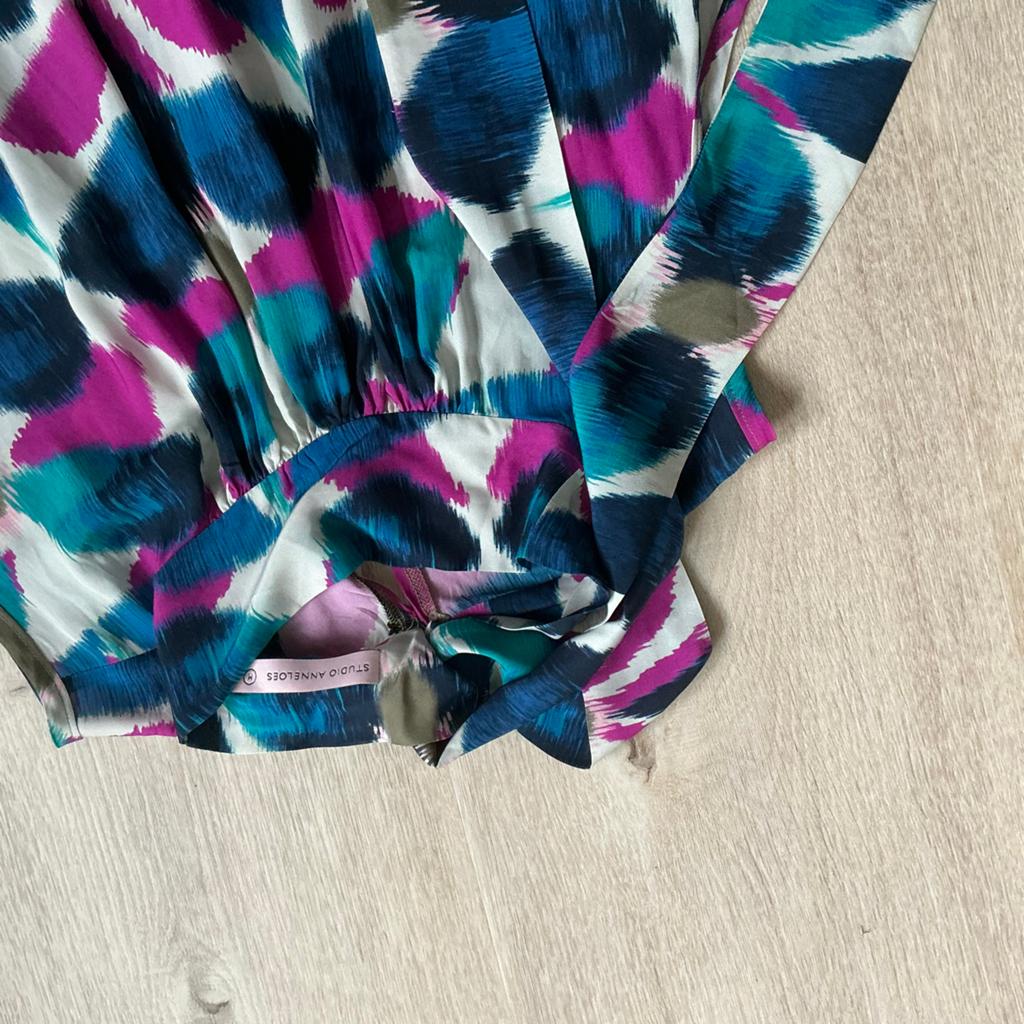 Studio Anneloes blouse met print, maat M, Ophalen of Verzenden, Nieuw, Blauw