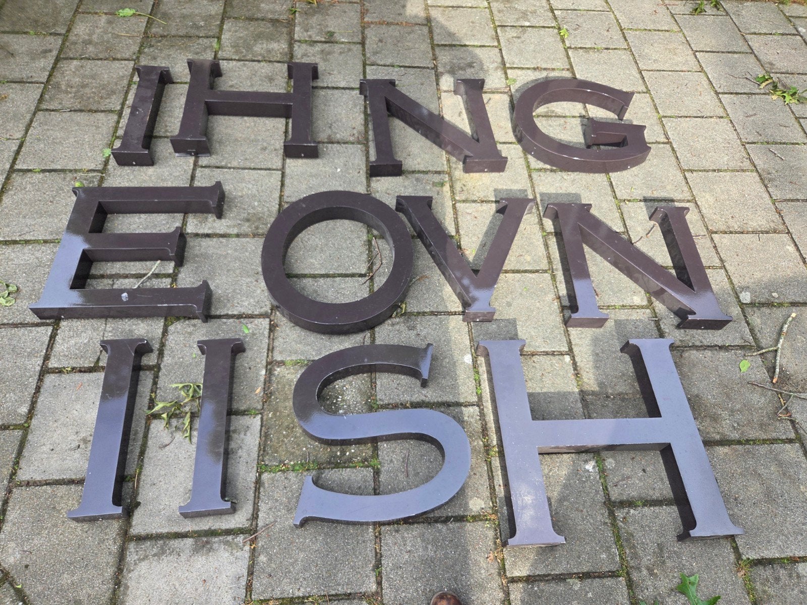 Diverse reclame letters, Ophalen of Verzenden, Gebruikt, Overige typen
