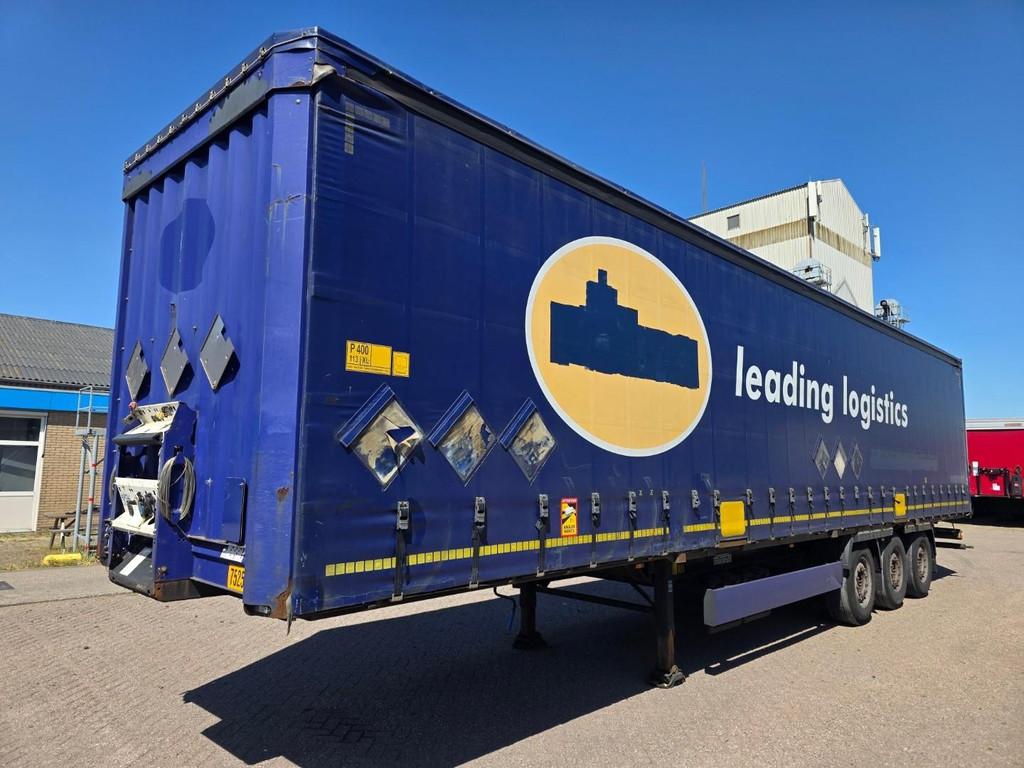 Krone SAF - Disc Krone 3-assige zeilen trailer - SAF assen -, Auto's, Vrachtwagens, Overige kleuren, Overige brandstoffen, Origineel Nederlands