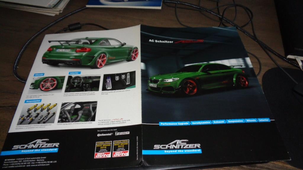 Folder  AC Schnitzer  ALC2, Verzenden, Zo goed als nieuw, Overige merken
