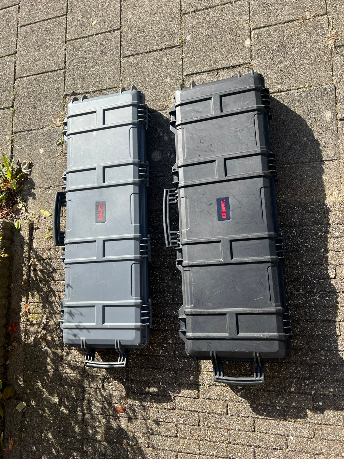 Nuprol replica koffers zwart & grijs, Ophalen, Zo goed als nieuw