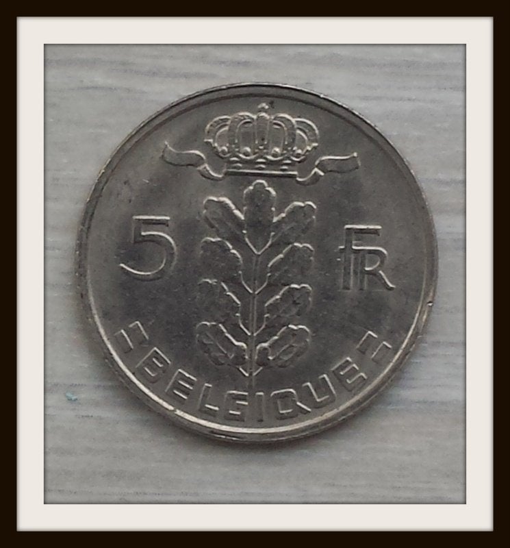 Munt: 5 Belgische franc 1977 [3258]  [PoMuNi], Ophalen of Verzenden, Metaal