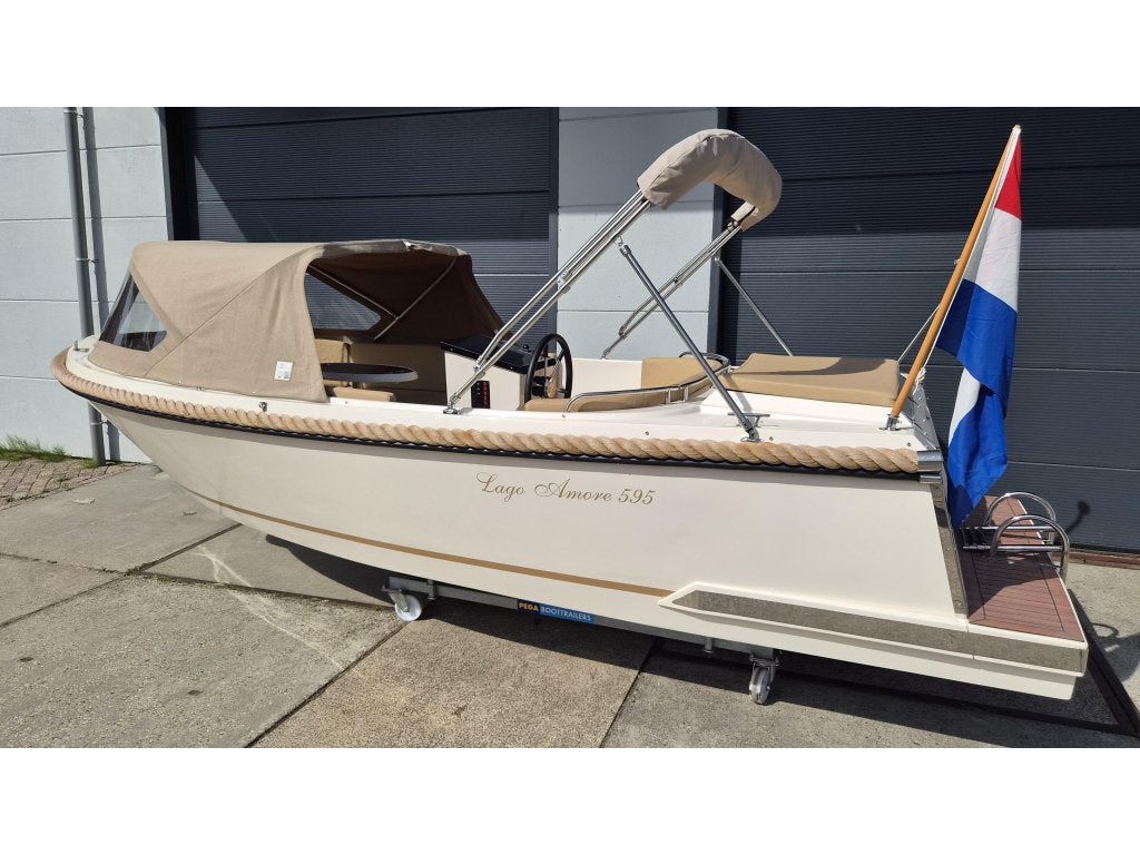 Lago Amore 595 tender|40pk en bomvol extra direct leverbaar!, Watersport en Boten, Sloepen, Niet ingevuld, Tender, Gebruikt, 6 m