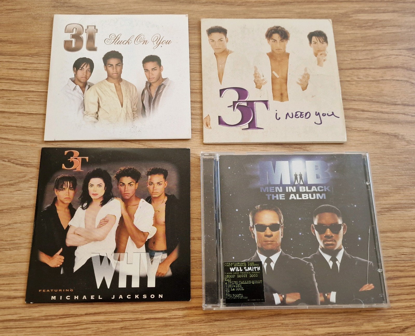 Michael Jackson / 3T CD Singles Man in Black CD + 3T track, Verzenden, Cd of Plaat