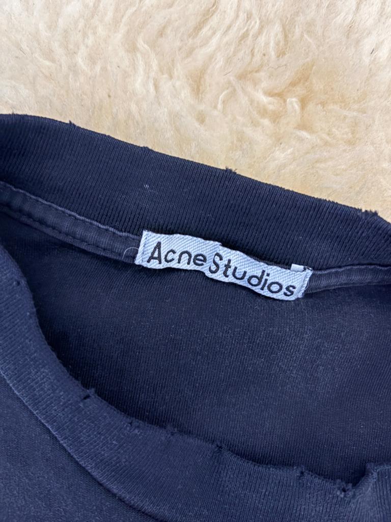 Acne Studios Longsleeve Zwart Maat L Oversized, Kleding | Heren, T-shirts, Ophalen of Verzenden, Gedragen, Maat 52/54 (L), Zwart