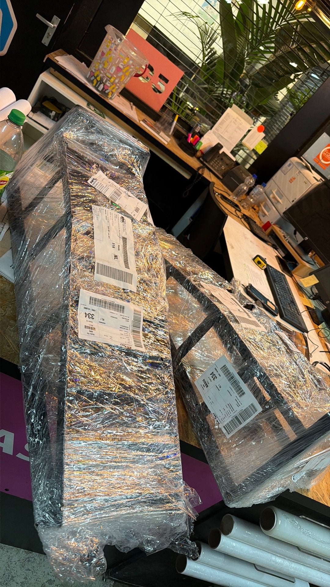 Ijzeren autoramp zwart set van 2, Ophalen, Nieuw