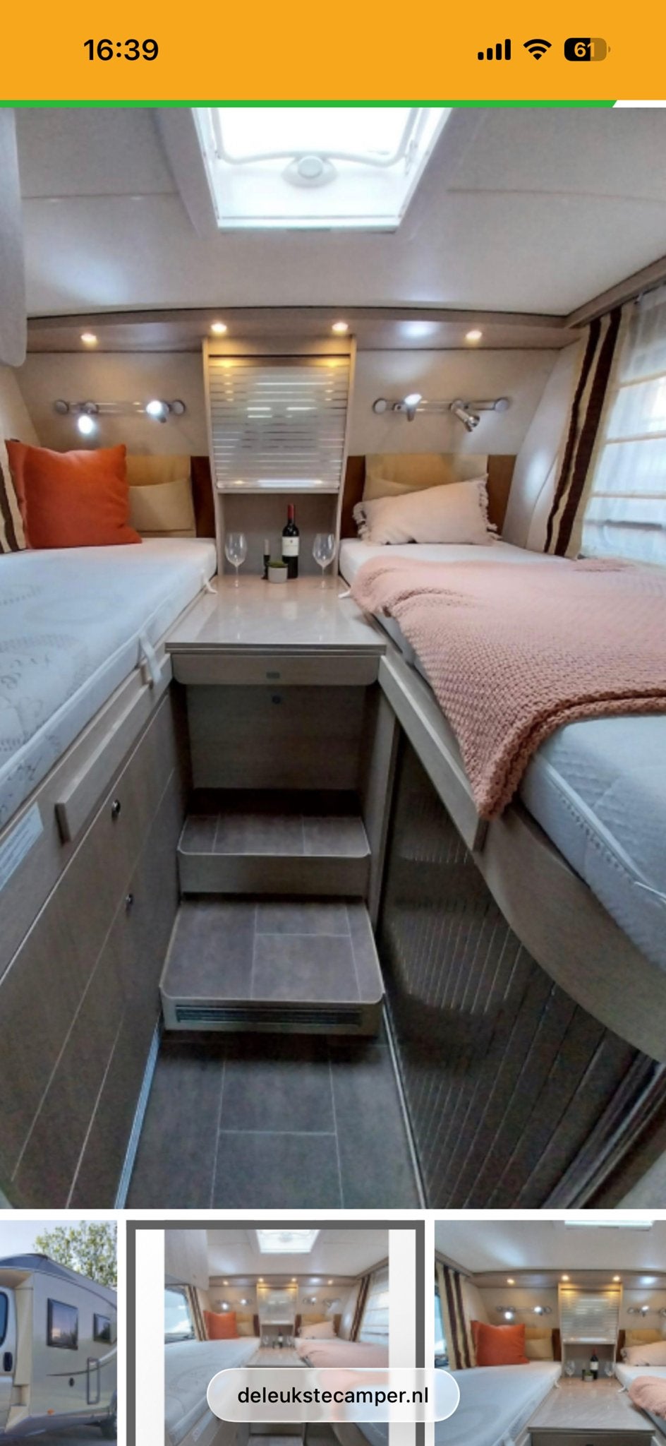 Gezocht: Schuifdeur met rails voor Burstner Nexxo T726 (2012, Caravans en Kamperen, Ophalen of Verzenden, Gebruikt