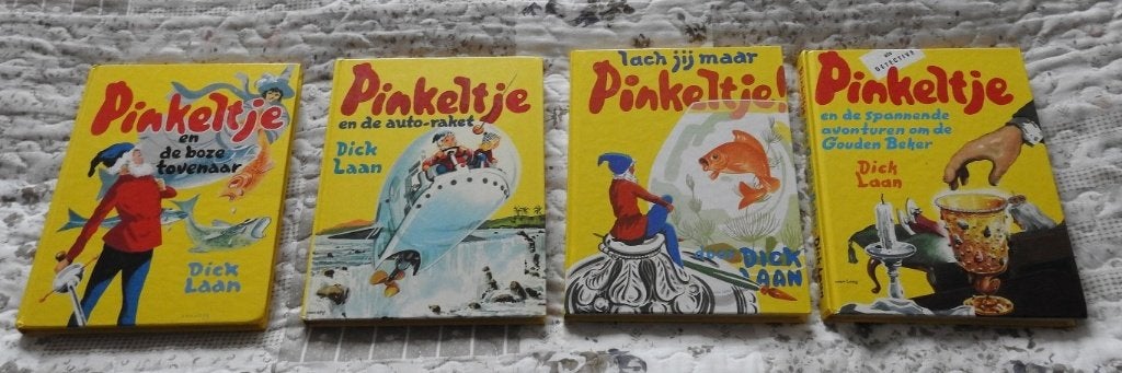  7 boeken van Pinkeltje, Gelezen, Fictie algemeen, Verzenden, Dick Laan