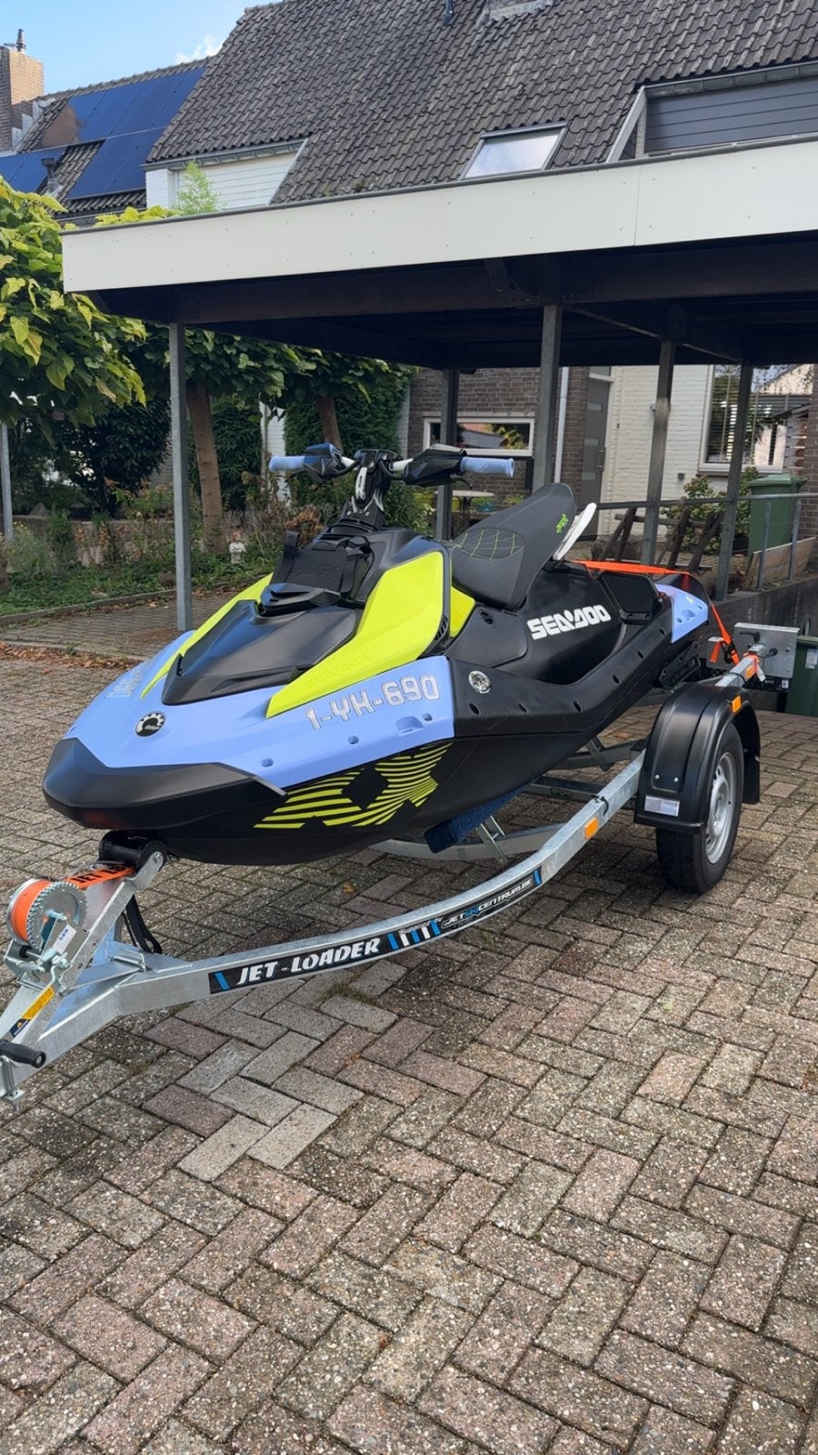 Sea-Doo Spark Trixx 3up met trailer - Topstaat (2024), Watersport en Boten, Ophalen, Zo goed als nieuw, Benzine, 70 tot 120 pk
