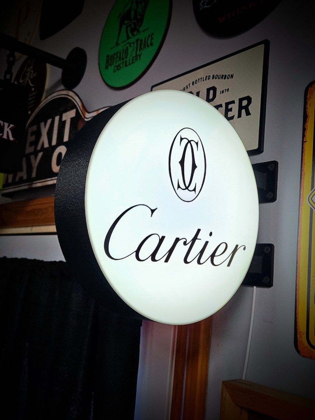 Nieuw dubbelzijdig Cartier lichtbord, Huis en Inrichting, Ophalen of Verzenden