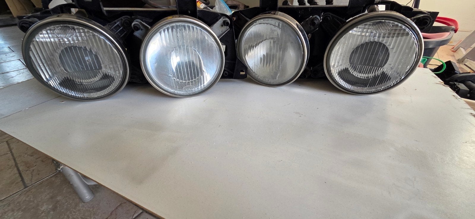 Koplampen BMW E34 - Set van 4, Ophalen