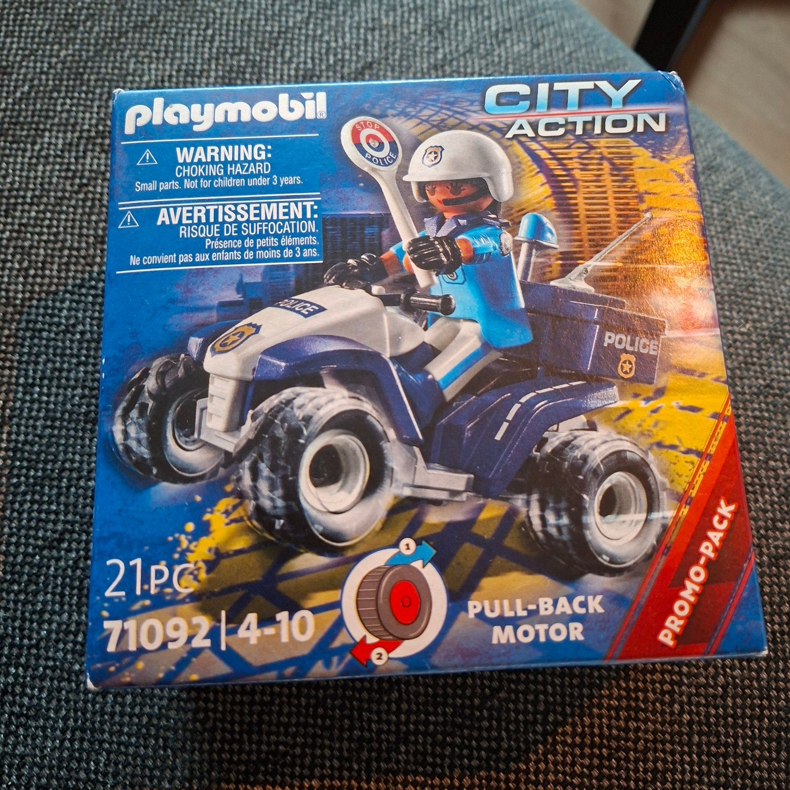 Nieuw playmobil politie quad 71092, Ophalen of Verzenden, Nieuw