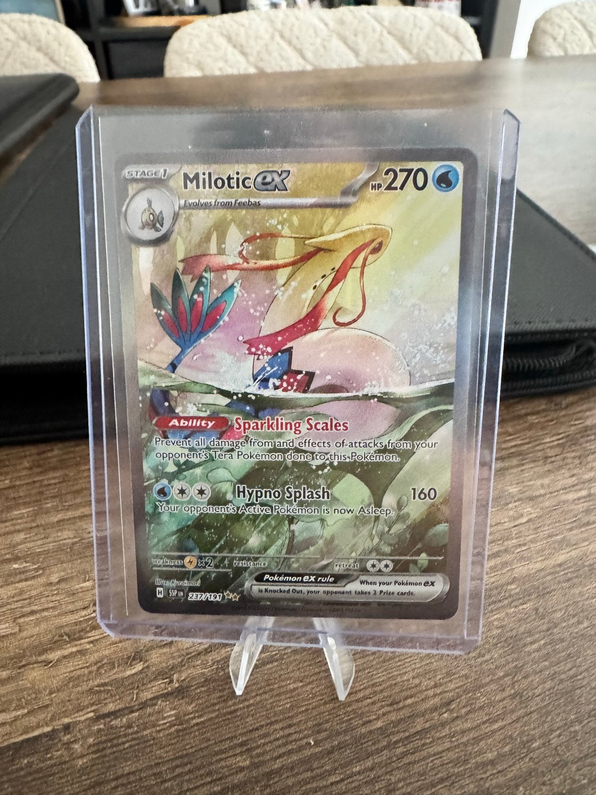 Milotic ex 237/191 - Pokémon kaart, Hobby en Vrije tijd, Verzamelkaartspellen | Pokémon, Ophalen of Verzenden, Zo goed als nieuw