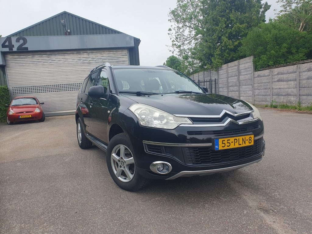 Citroën C-Crosser 2.4 16V 4WD CVT 5P 2011 Zwart, Auto's, Citroën, Automaat, C-Crosser, 4 cilinders, Zwart