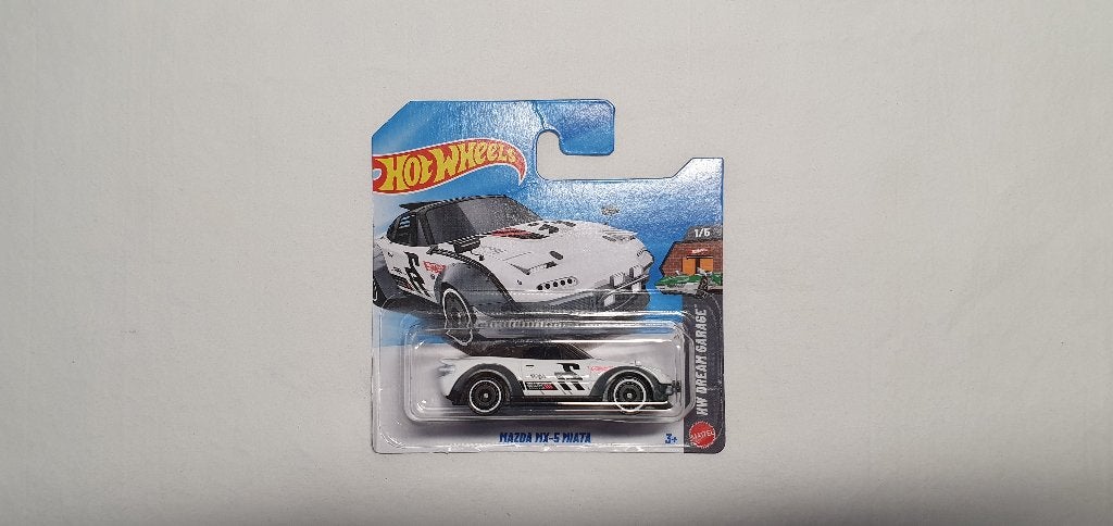 Hot wheels Mazda MX-5 maita wit, Ophalen of Verzenden, Nieuw, Auto