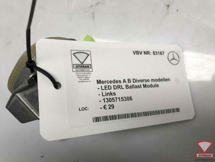 mercedes diverse modellen led drl links module 1305715306, Gebruikt, Mercedes-Benz AG, Mercedes-Benz, Ophalen of Verzenden