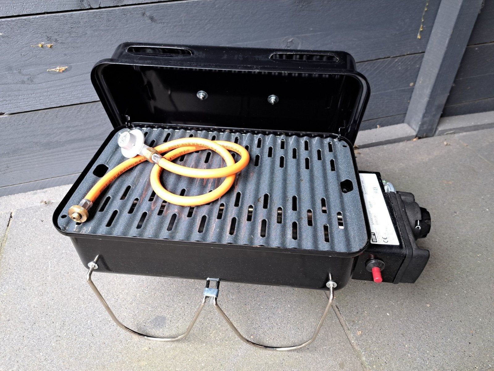 Weber Go-Anywhere Gasbarbecue - Compact en Draagbaar, Tuin en Terras, Ophalen of Verzenden, Zo goed als nieuw, Weber