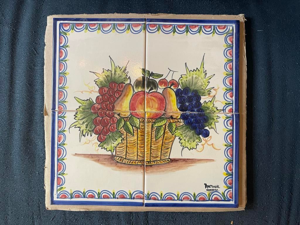 Portugese handgeschilderde tegels - Armando, Antiek en Kunst, Ophalen of Verzenden