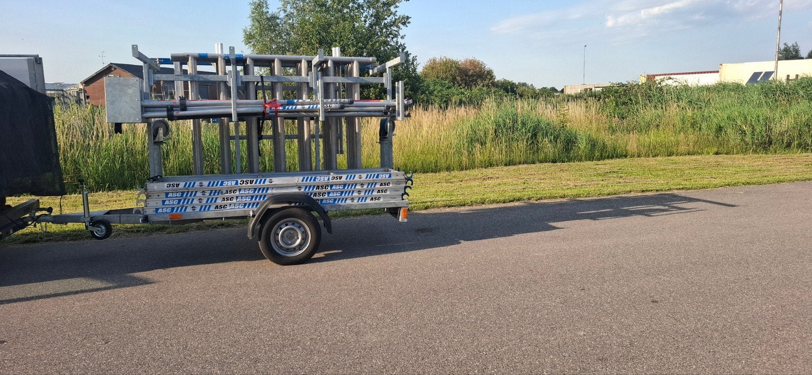 Rolsteiger te huur,, Doe-het-zelf en Verbouw, Steigers, Ophalen, Zo goed als nieuw, Rolsteiger of Kamersteiger, 5 meter of hoger