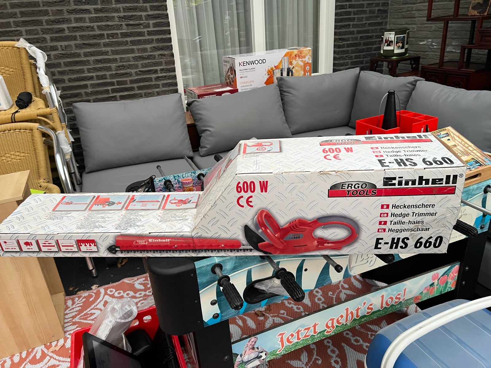 Einhell E-HS 660 Heggenschaar 600W - Nieuw in doos, Tuin en Terras, Heggenscharen, Ophalen of Verzenden, Nieuw, Elektrisch