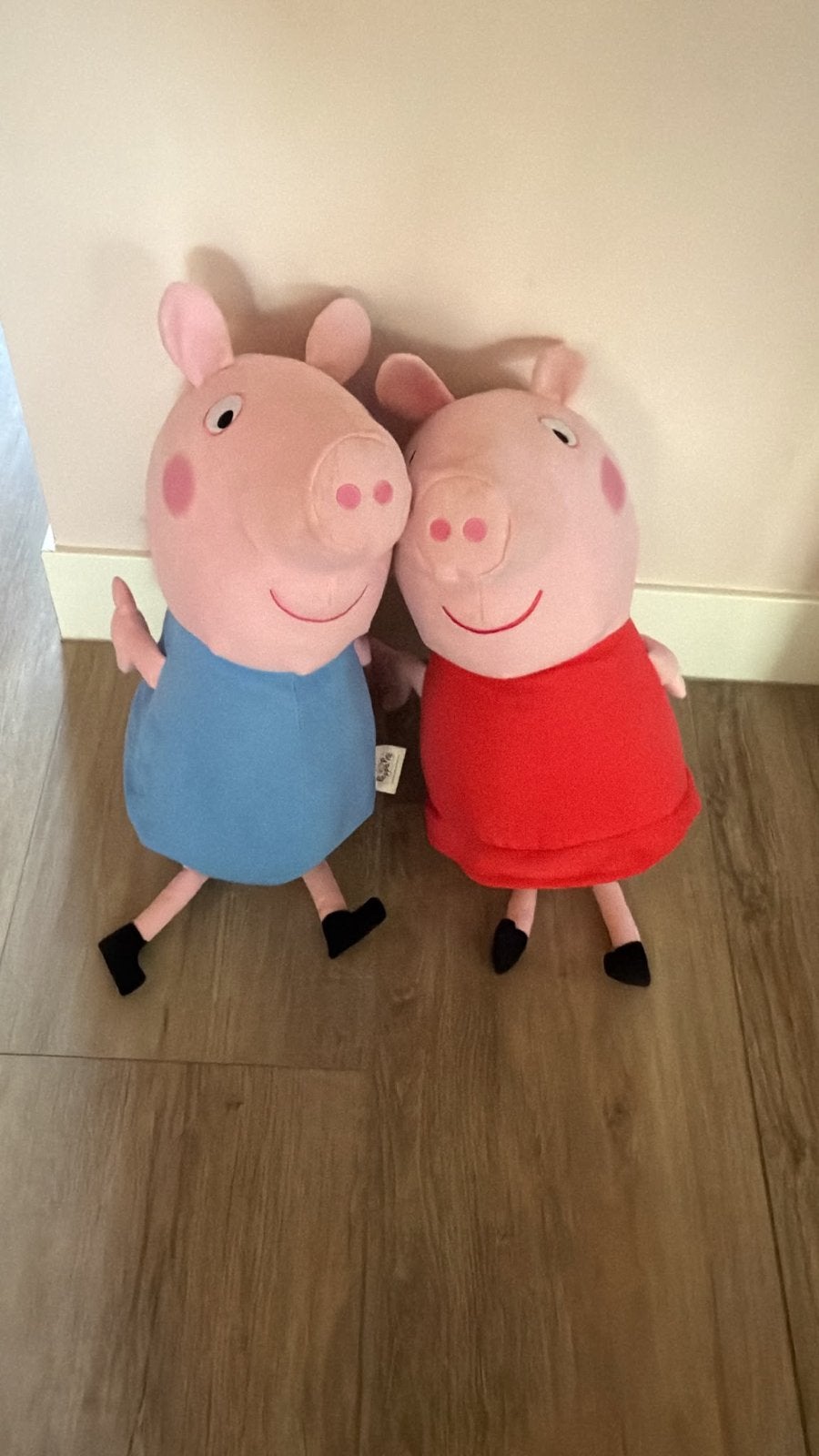 Peppa Pig en George knuffels 40 cm, Overige typen, Ophalen of Verzenden, Middelgroot (20 tot 80 cm), Meerkleurig