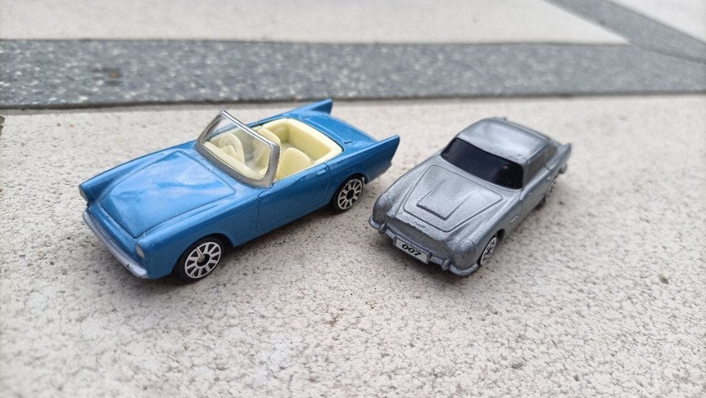 James Bond auto 2x aston martin en Alpine 5 (007), Ophalen of Verzenden, Gebruikt