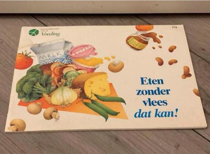 Eten zonder vlees dat kan! Boekje van voorlichtingsbureau, Boeken, Ophalen of Verzenden, Zo goed als nieuw, Dieet en Voeding