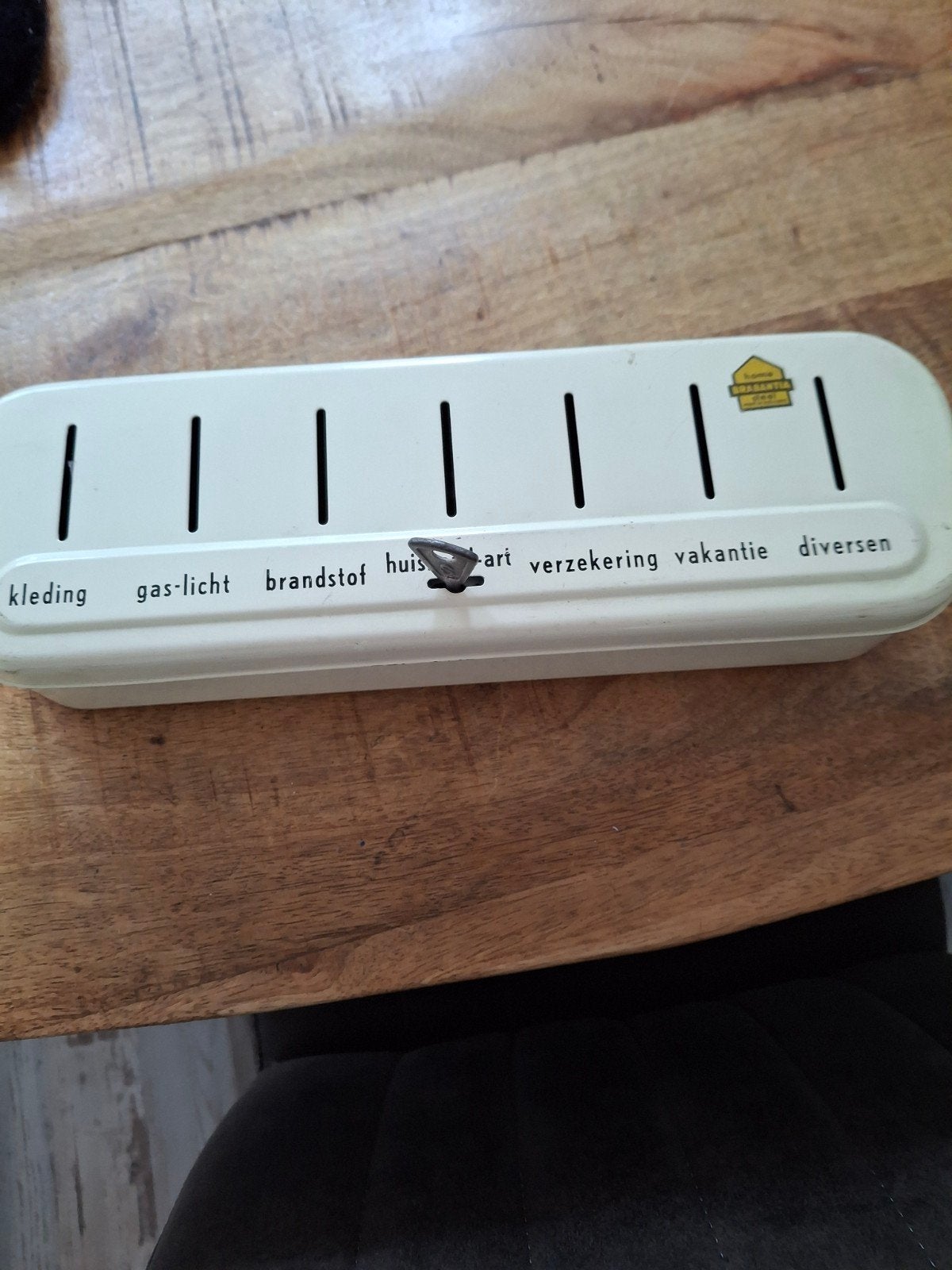 Vintage Brabantia Spaarpot/Budgetplanner, Ophalen of Verzenden