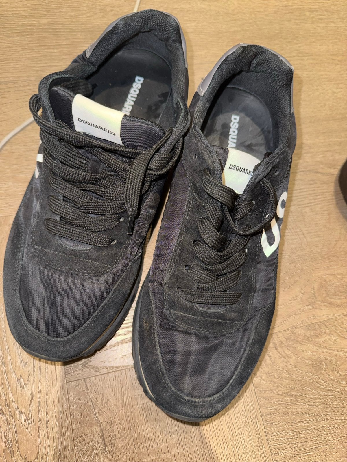 Dsquared2 Sneakers Maat 42 Zwart, Ophalen, Gedragen, Zwart, Sneakers of Gympen