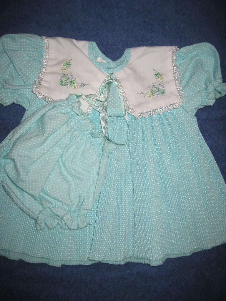 Turkoise jurkje met broekje, 74, Kinderen en Baby's, Babykleding | Maat 74, Ophalen of Verzenden, Zo goed als nieuw, Meisje, Jurkje of Rokje
