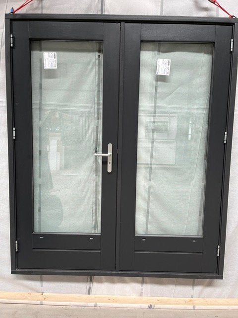 OPENSLAANDE TUINDEUREN met HARDHOUTEN KOZIJN 190 x 222 cm, Overige typen, Nieuw, Ophalen of Verzenden, 150 tot 225 cm
