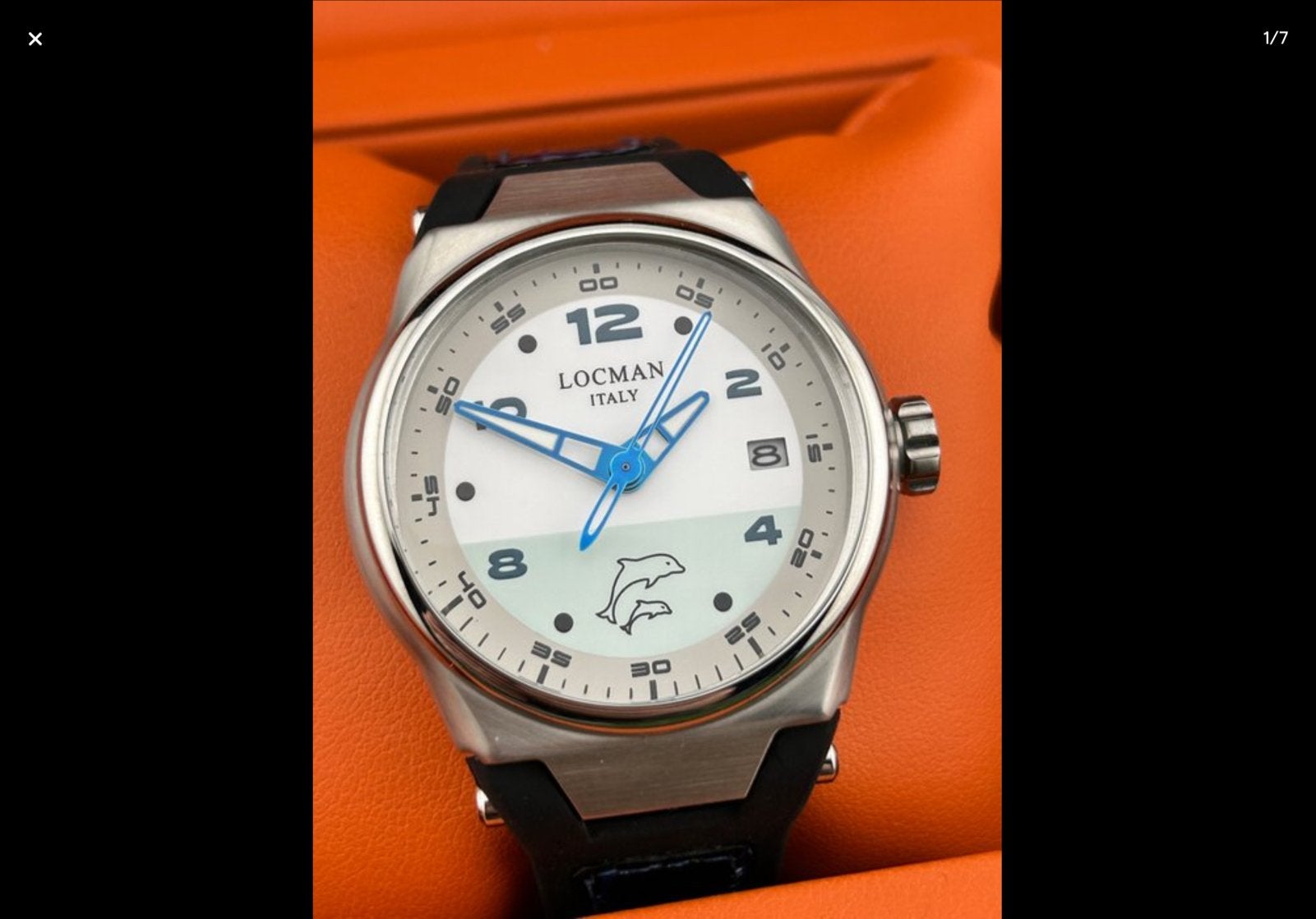 Locman Italy Mare Herenhorloge - Nieuw in doos, Sieraden, Tassen en Uiterlijk, Overige merken, Staal, Polshorloge, Nieuw