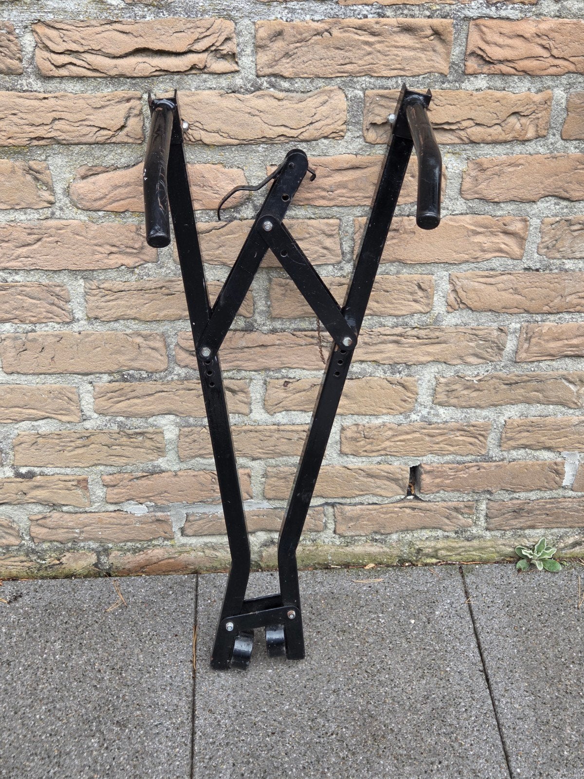 Fietsendrager voor 1 of 2 stadsfietsen.  Zwart, opvouwbaar, Ophalen, Gebruikt, 80 kg of meer, Opvouwbaar
