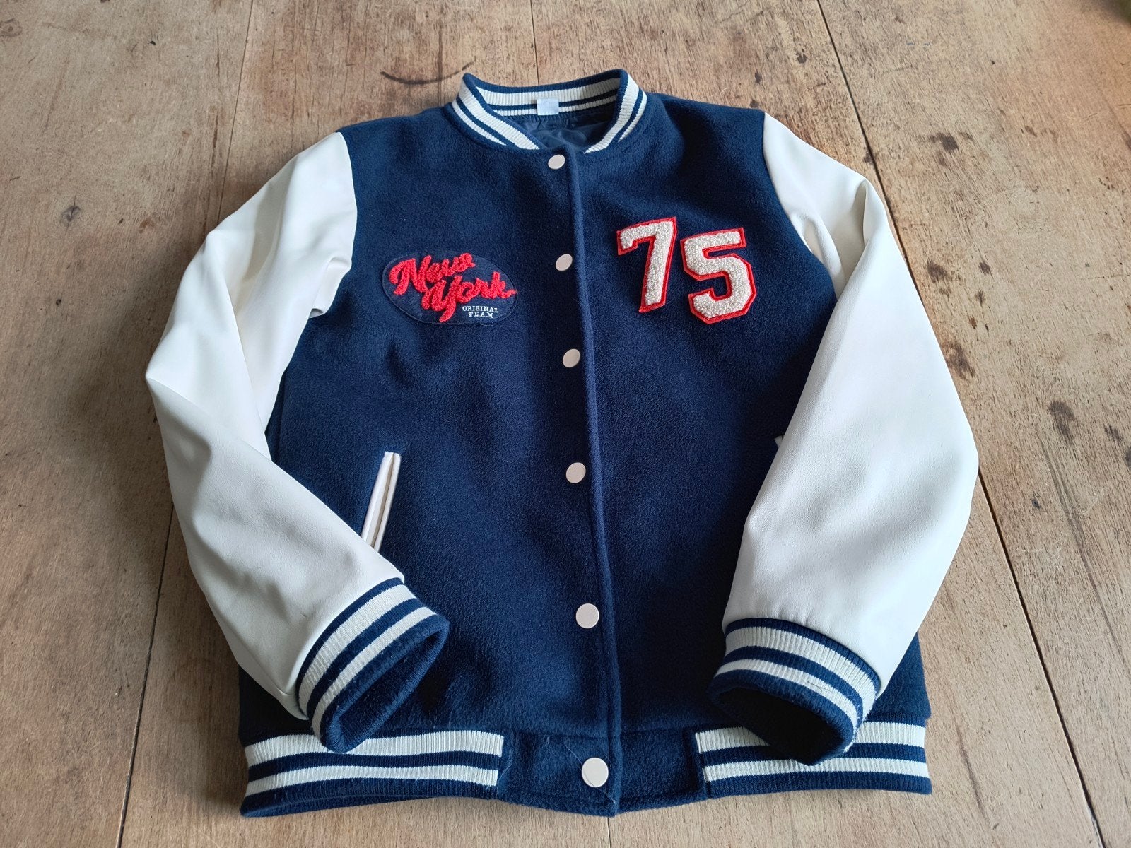 Baseball jack maat 146-152, Ophalen of Verzenden, Onbekend, Jongen of Meisje, Jas