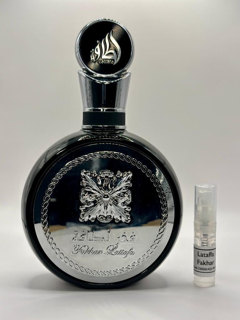 Lattafa - Fakhar Black sample | decant 2ml-5ml-10ml, Sieraden, Tassen en Uiterlijk, Uiterlijk | Parfum, Nieuw, Verzenden