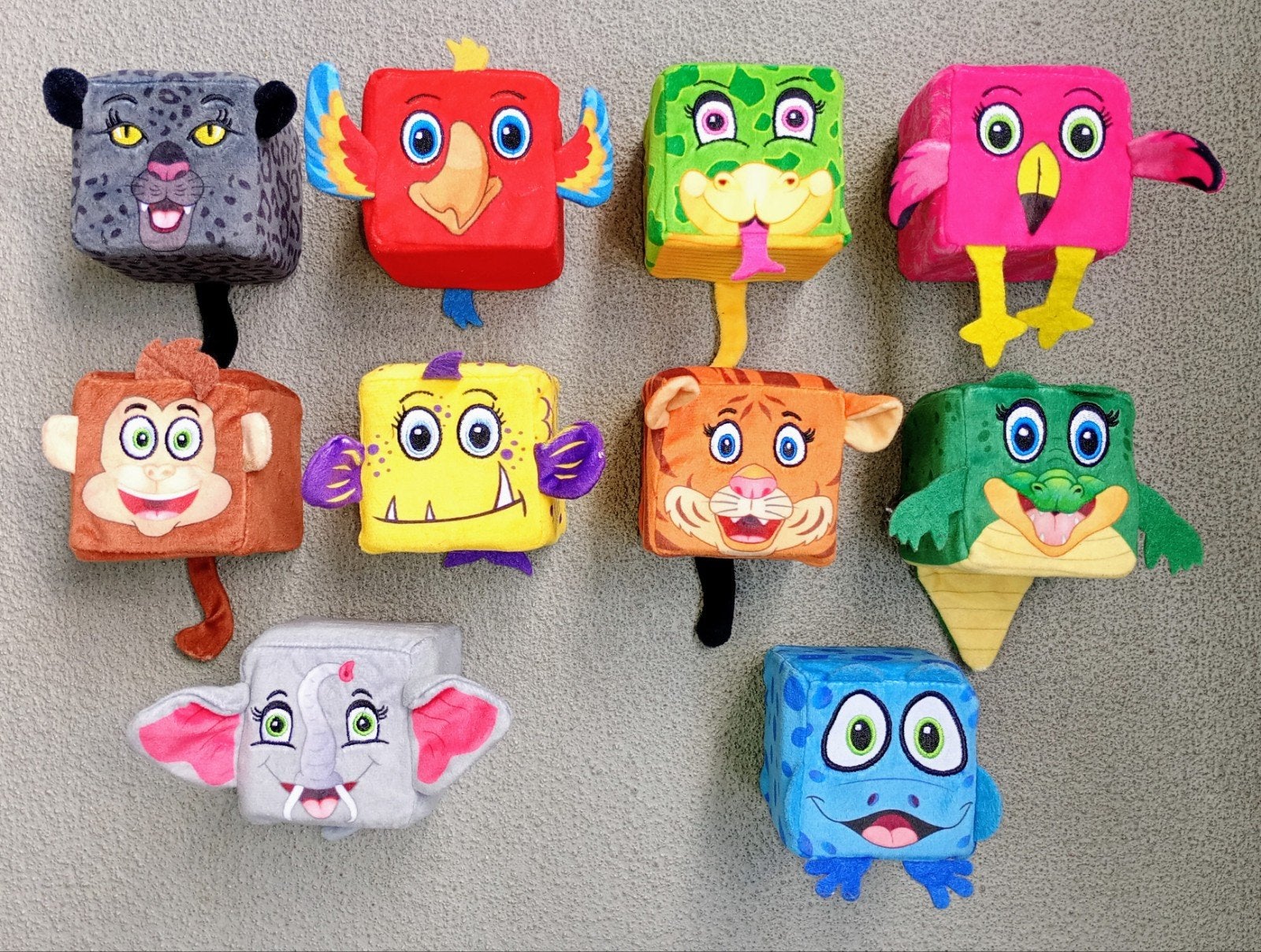 10 Kubus Knuffels (Nieuw), Kinderen en Baby's, Speelgoed | Knuffels en Pluche, Ophalen of Verzenden