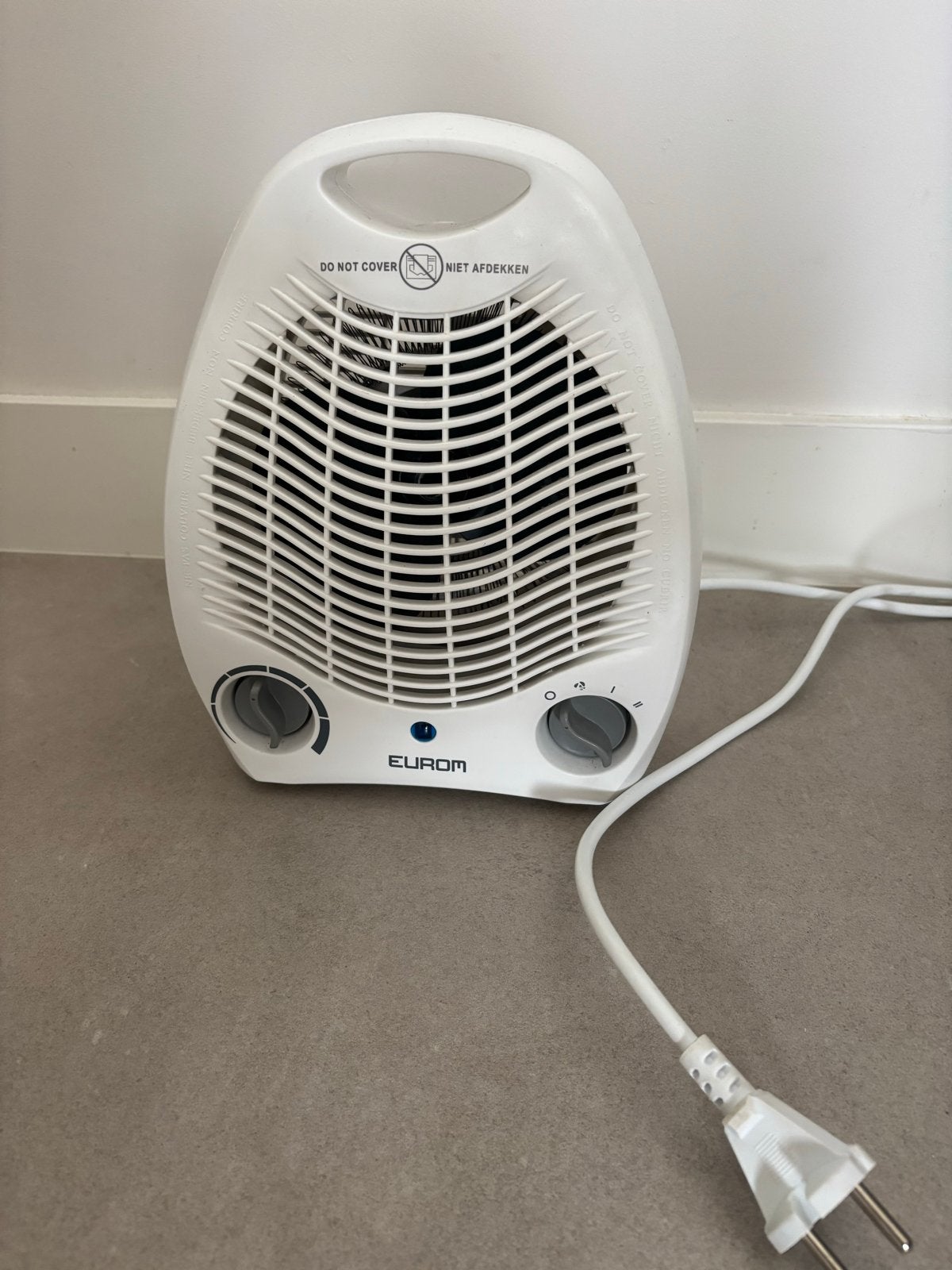 Compacte Eurom kachel/ventilator - Wit, Ophalen of Verzenden, Gebruikt, Overige