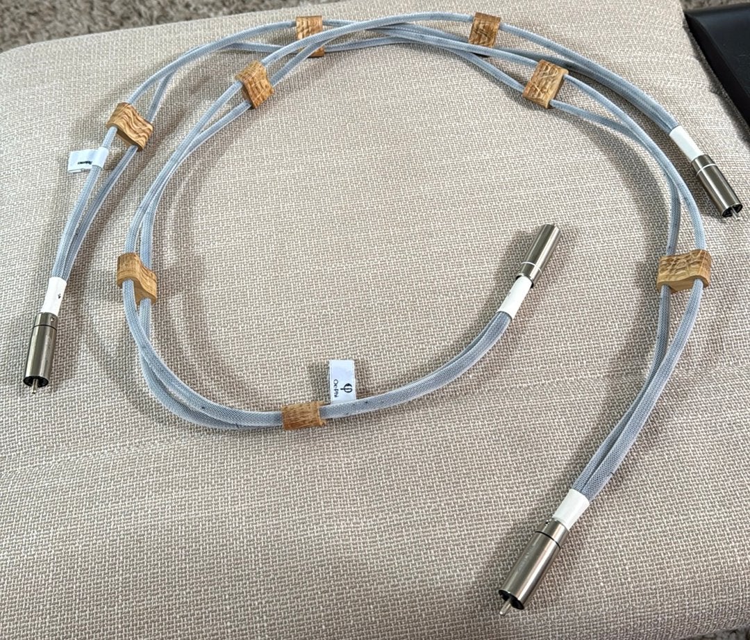 Oephi reference rca high end interlink 1 meter, Audio, Tv en Foto, Audiokabels en Televisiekabels, Ophalen of Verzenden, Zo goed als nieuw