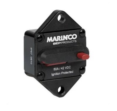 Bep Marine reset panel 80 ampere, Niet ingevuld, Nieuw, Niet ingevuld, Niet ingevuld
