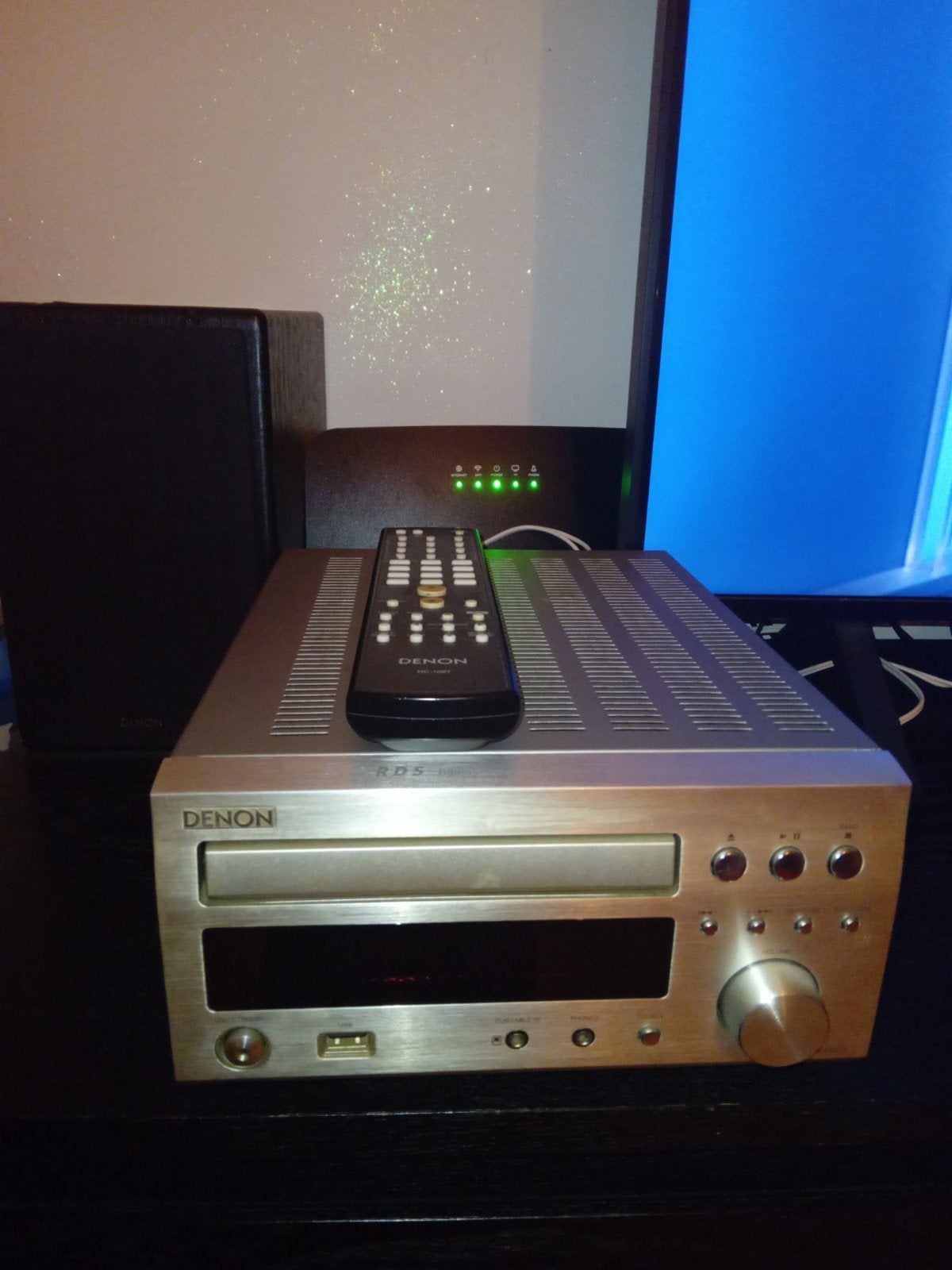 Denon RCD M37, Micro/stereoset compleet met boxen, Denon, Cd-speler, Ophalen of Verzenden, Zo goed als nieuw