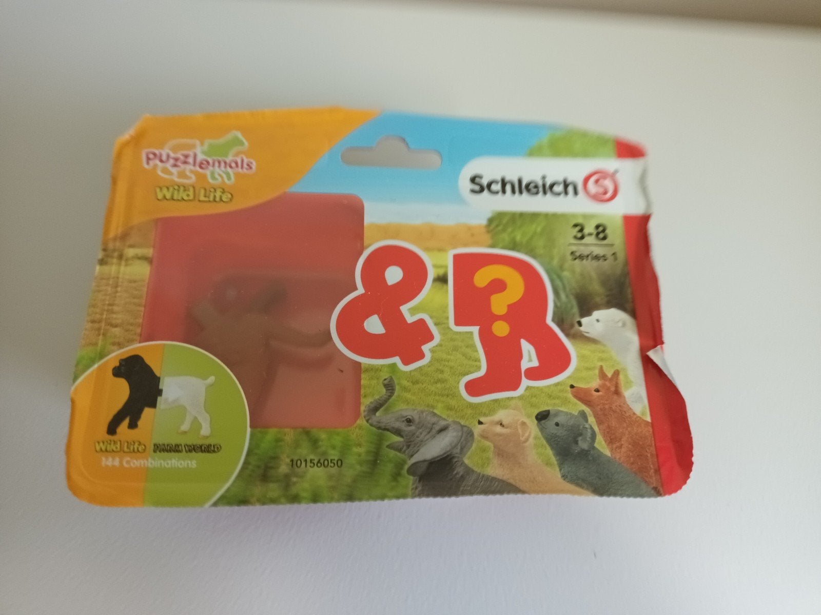 Nieuw nieuwe puzzlemals wild life schleich 3-8 series 1, Ophalen of Verzenden, Nieuw, Beeldje of Figuurtje