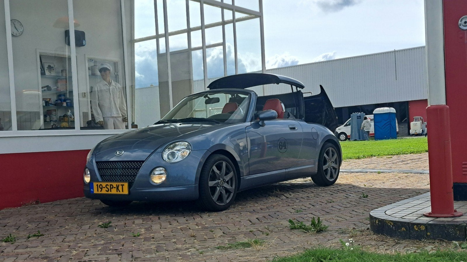 Daihatsu Copen 1.3 64KW 2006 Grijs, Voorwielaandrijving, 4 cilinders, Cabriolet, Copen