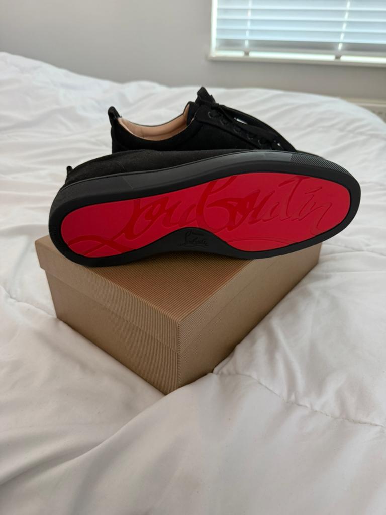 Christian Louboutin Sneakers Zwart - Maat 43, Kleding | Heren, Schoenen, Zwart, Ophalen of Verzenden, Sneakers of Gympen, Gedragen