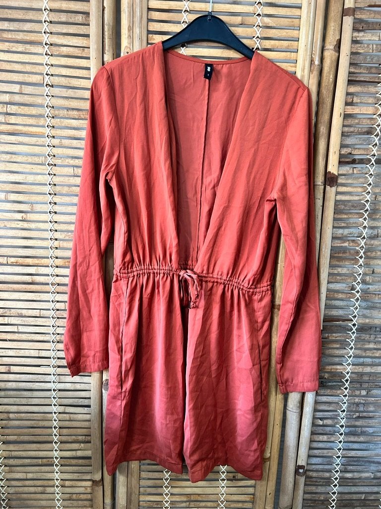 Eksept tuniek jurk roest zalm lange blouse dames S 36, Ophalen of Verzenden, Zo goed als nieuw, Eksept, Roze