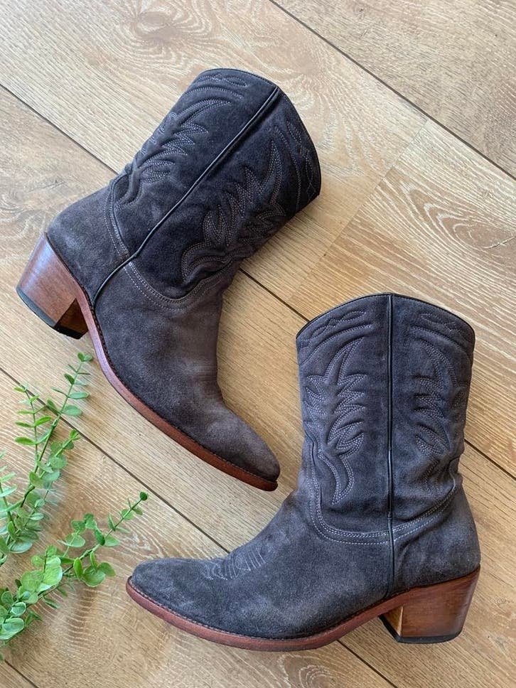 Perlita Peaches cowboylaarzen met rits 41 western boots, -, -, Lage of Enkellaarzen, Ophalen of Verzenden