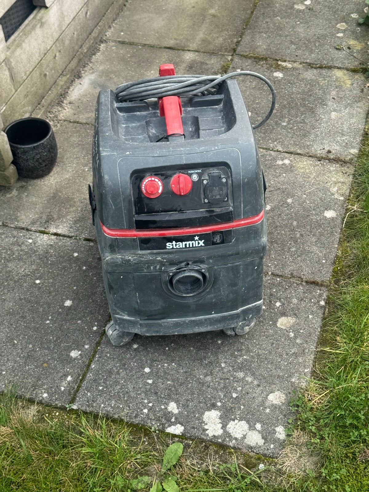 Starmix ISC ARD-1425 bouwstofzuiger met slang, Ophalen, Gebruikt