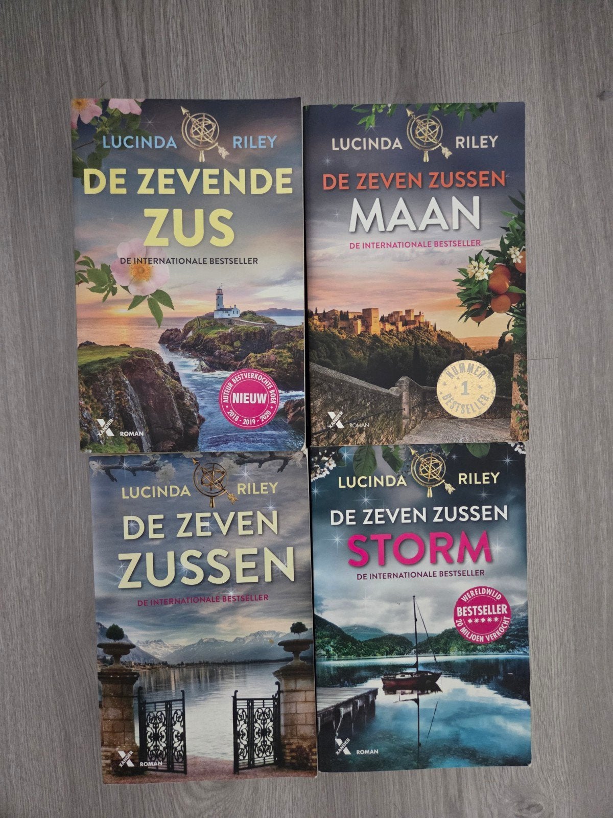 Lucinda Riley - De Zeven Zussen serie (3 boeken), Boeken, Ophalen of Verzenden, Zo goed als nieuw, Lucinda Riley, Nederland