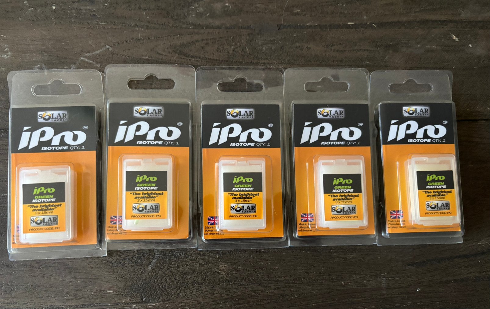 Solar tackle ipro betalights groen 5x, Watersport en Boten, Hengelsport | Karpervissen, Ophalen of Verzenden, Zo goed als nieuw