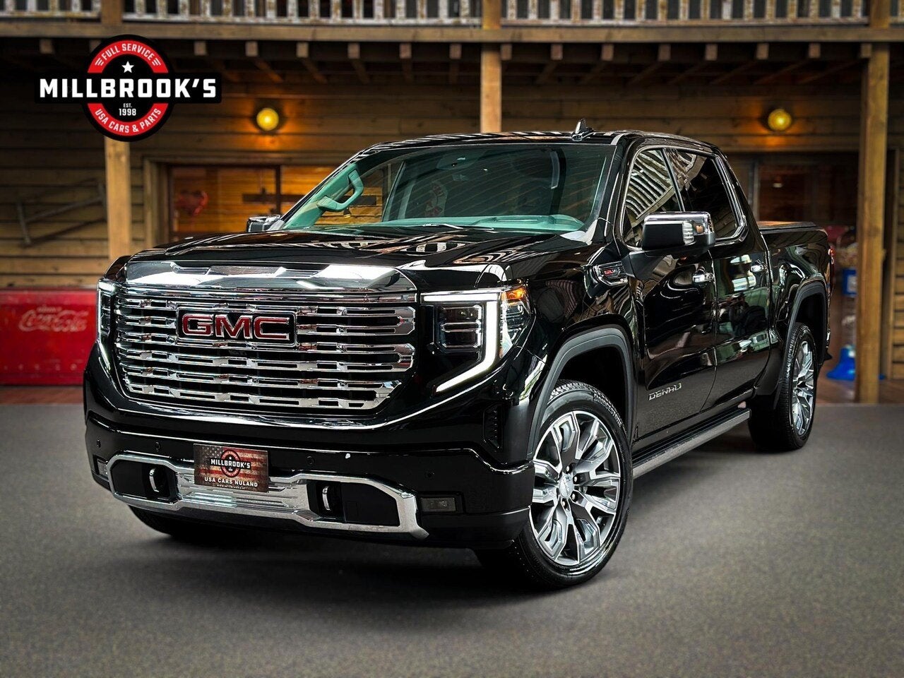 GMC Sierra Denali 6.2L V8 Demo Opruiming BPM VRIJ ., Gebruikt, 8 cilinders, 4 stoelen, Zwart
